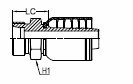 METRIC 24° CONE SEAT MALE HEAVY DUTY - CES