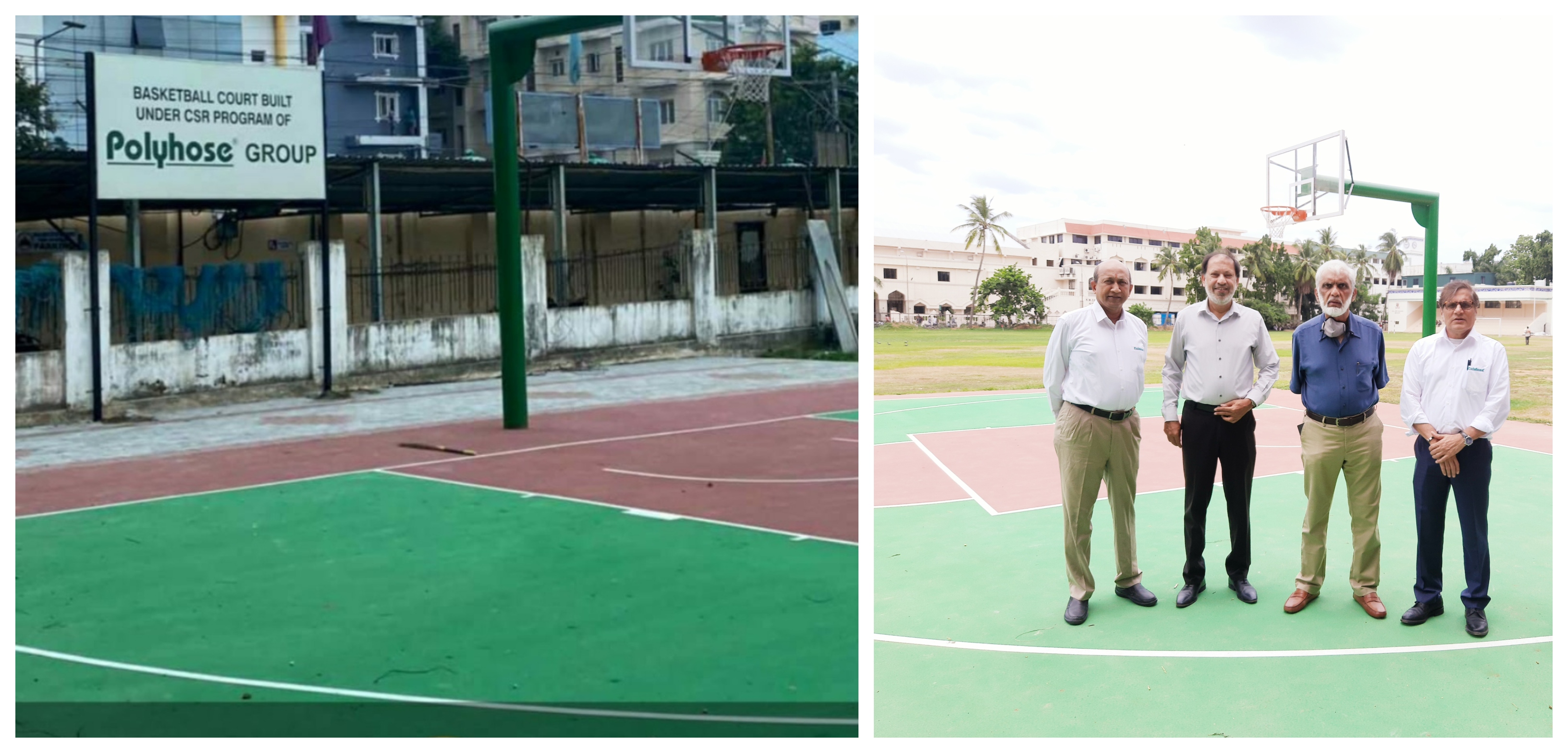 Construction of Basketball Court