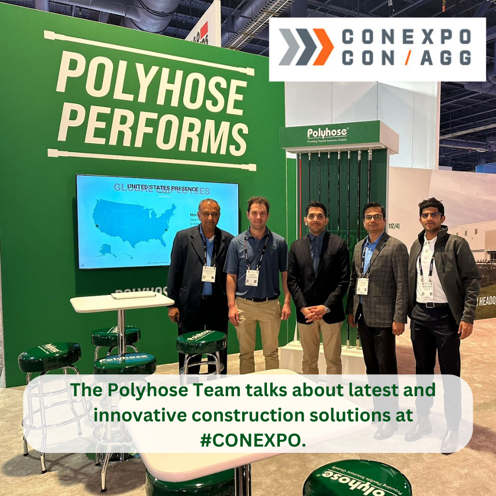 The Polyhose Team talks about latest and innovative construction solutions at #CONEXPO.