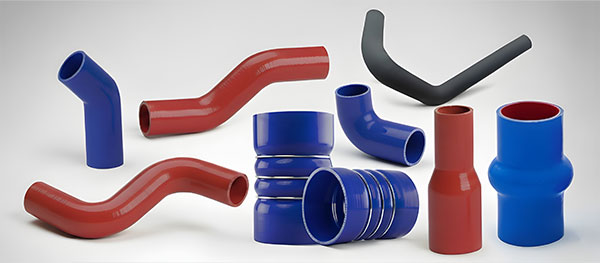 Silicone formed hose