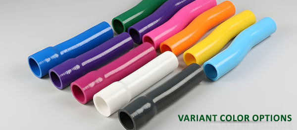 Silicone formed hose
