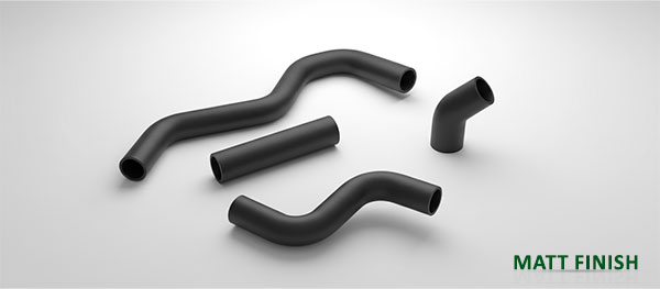 Silicone formed hose